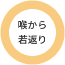 喉から若返り